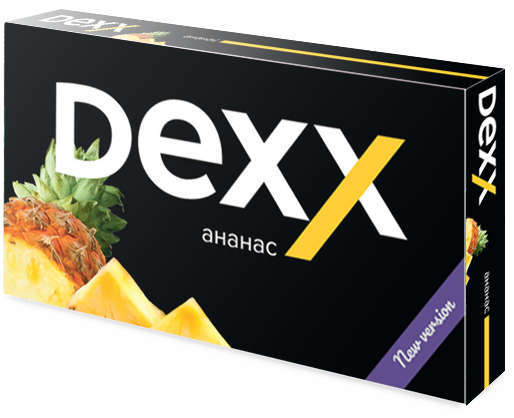 Купить Dexx - Ананас, 600 затяжек, 12 мг (1,2%)
