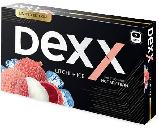 Купить Dexx - Личи-лед, 600 затяжек, 12 мг (1,2%)