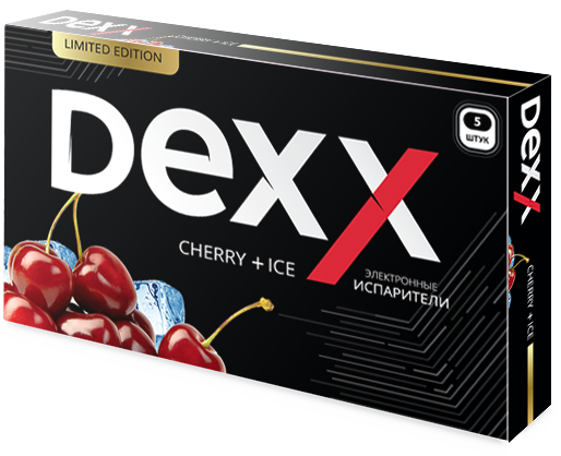 Купить Dexx - Вишня-лед, 600 затяжек, 12 мг (1,2%)