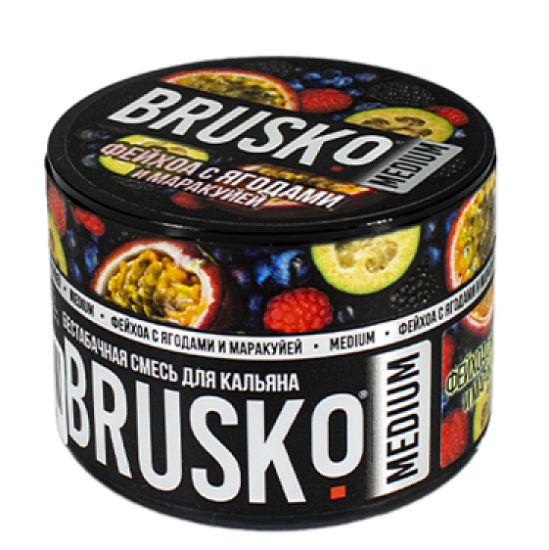 Купить Brusko Medium - Фейхоа с ягодами и маракуйей 250г