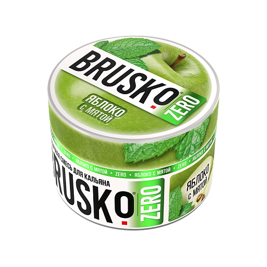 Купить Brusko Zero - Яблоко с мятой 50г