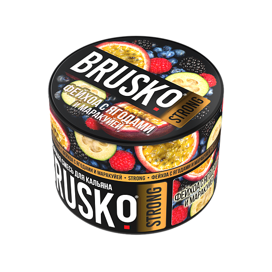 Купить Brusko Strong - Фейхоа с ягодами и маракуйей 50г