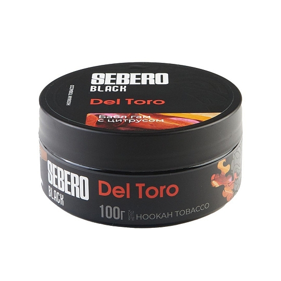 Купить Sebero Black - Del Toro (Бабл гам с цитрусом) 100г