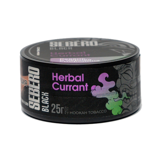 Купить Sebero Black - Herbal Currant (Ревень и черная смородина) 25г