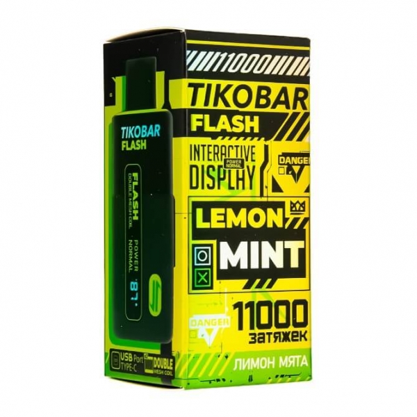 Купить Tikobar Flash 11000 - Лимон Мята
