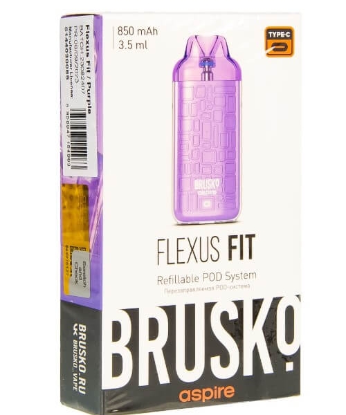 Купить Brusko Flexus Fit 850 mAh 3,5мл (Фиолетовый)