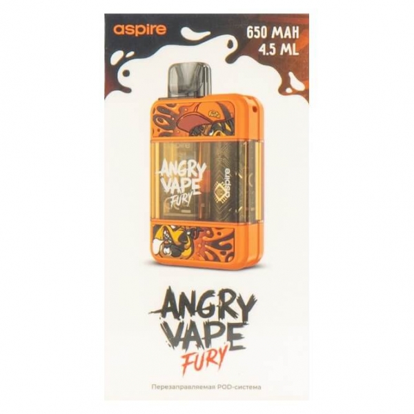 Купить Brusko Angry Vape Fury 650 mAh 4,5мл (Оранжевый)