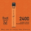 Купить RandM Switch - Gummy bear & blueberry on ice (2 вкуса в 1), 2400 затяжек, 20 мг (2%)